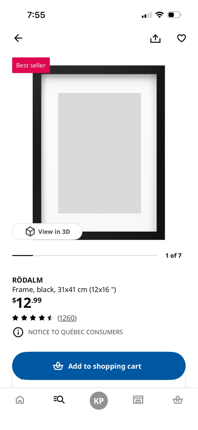 IKEA RÖDALM Frame