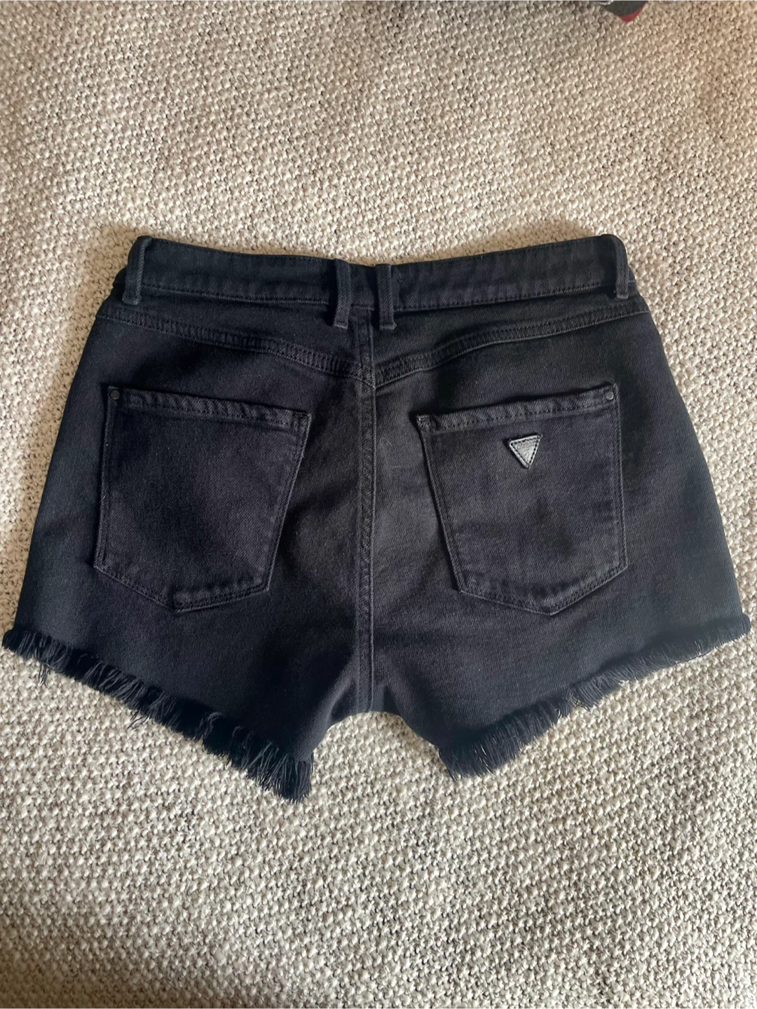 GUESS Black Denim Cutoff shorts - photo 2