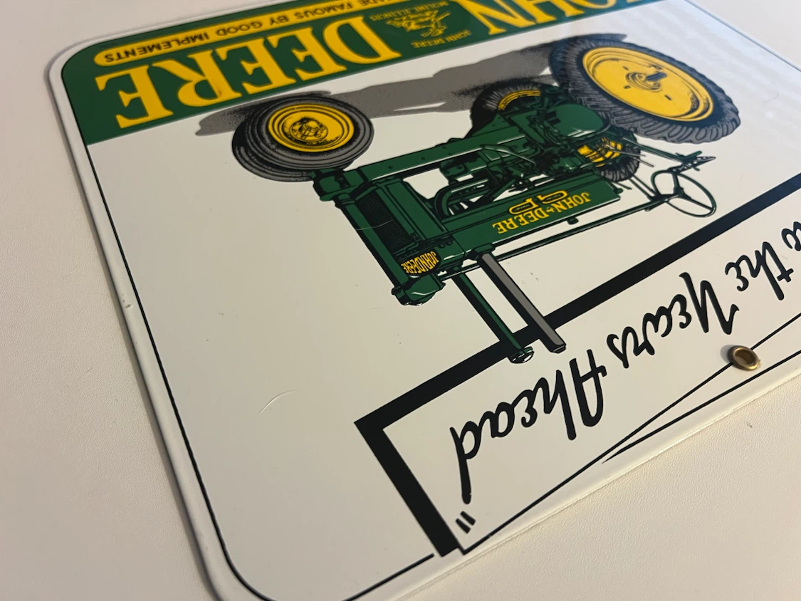 John Deere Metal Sign - photo 4