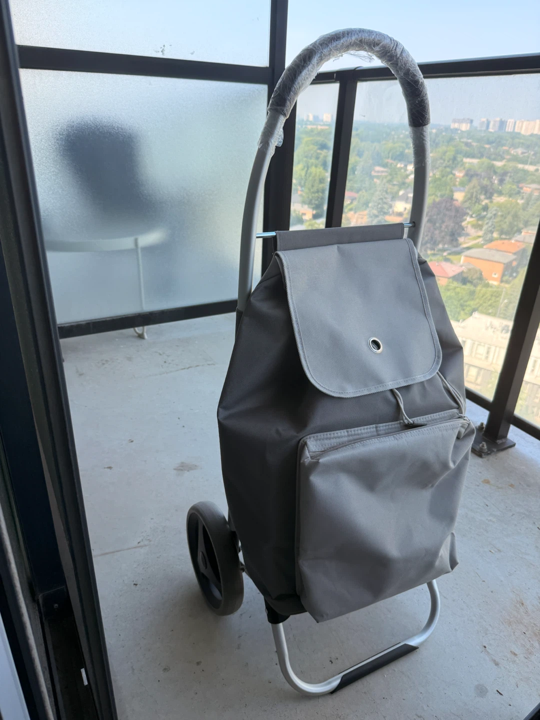 Grey Shopping Trolley Bag