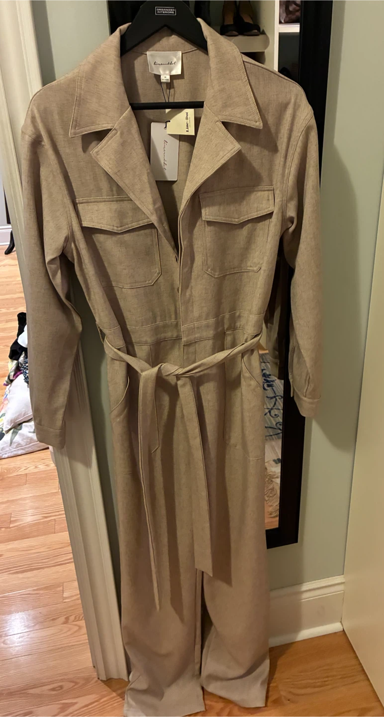 Line & Dot Jumpsuit Size M
