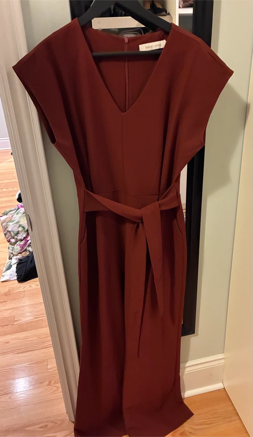 Bishop + Young V-Neck Jumpsuit Size M
