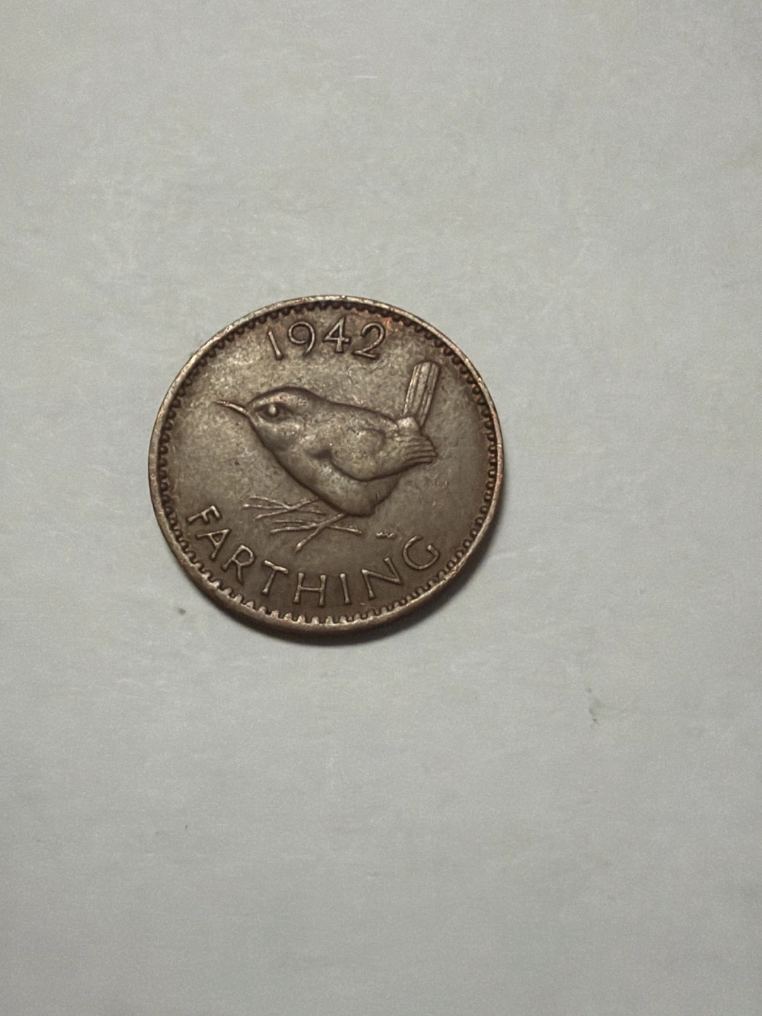 1942 Farthing Coin - King George VI