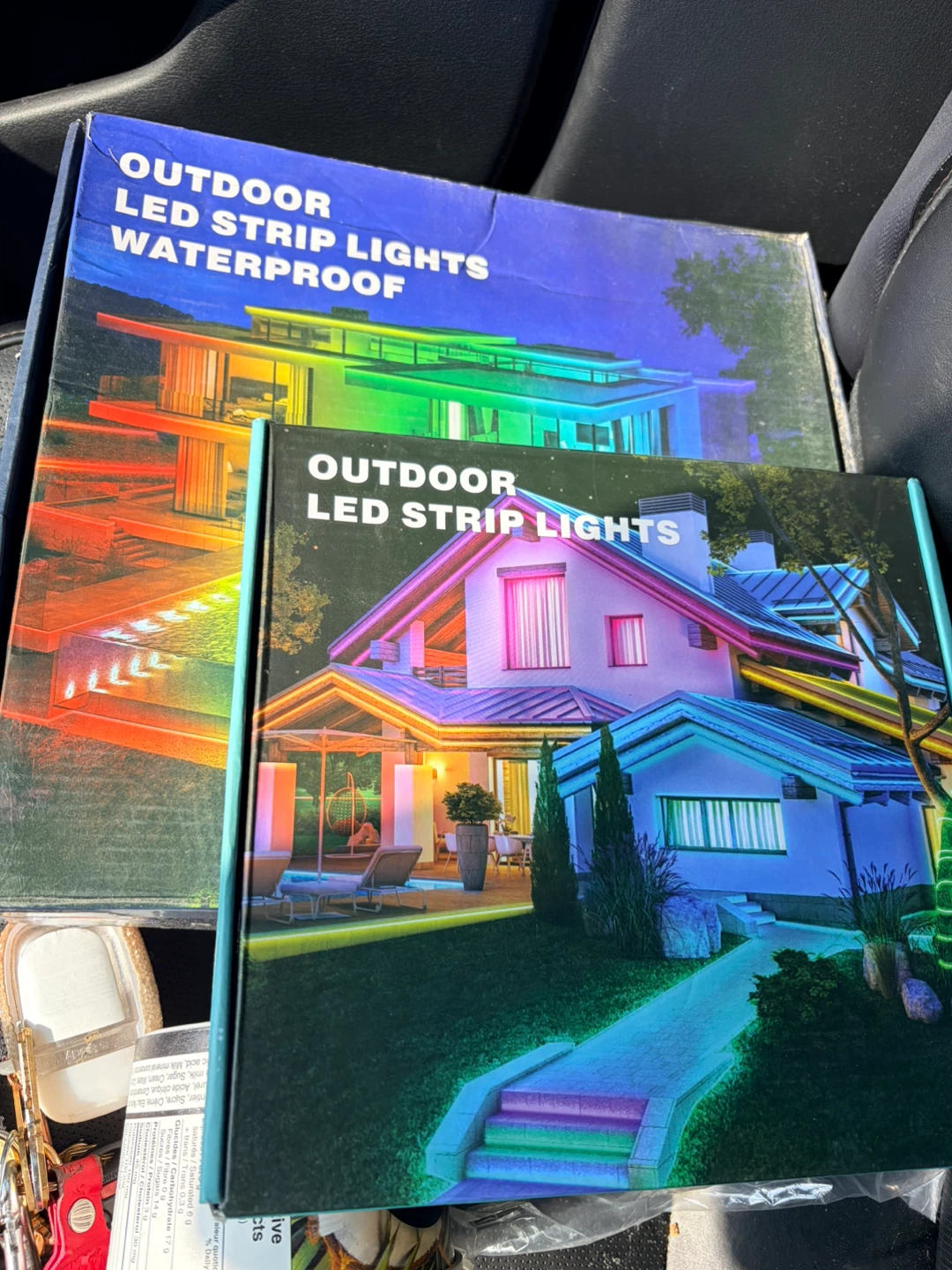 Outdoor LED Strip Lights Waterproof 2 packs new