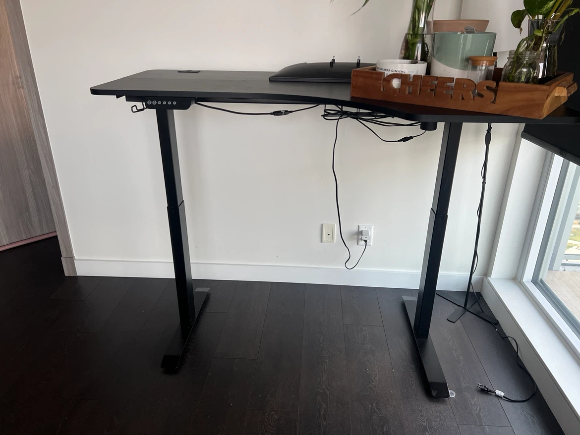 Black Electric Standing Desk