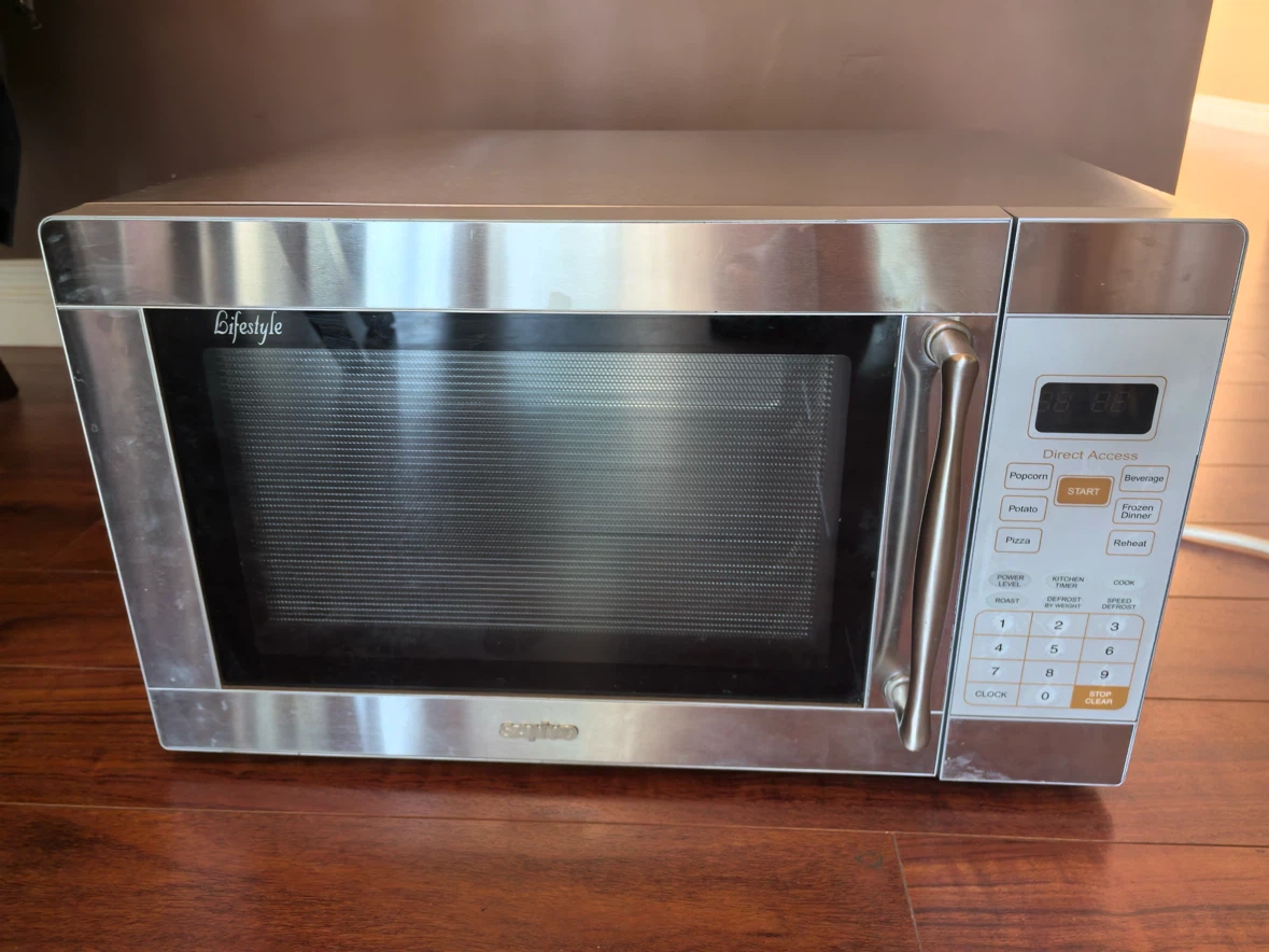 Sanyo Stainless Steel Microwave