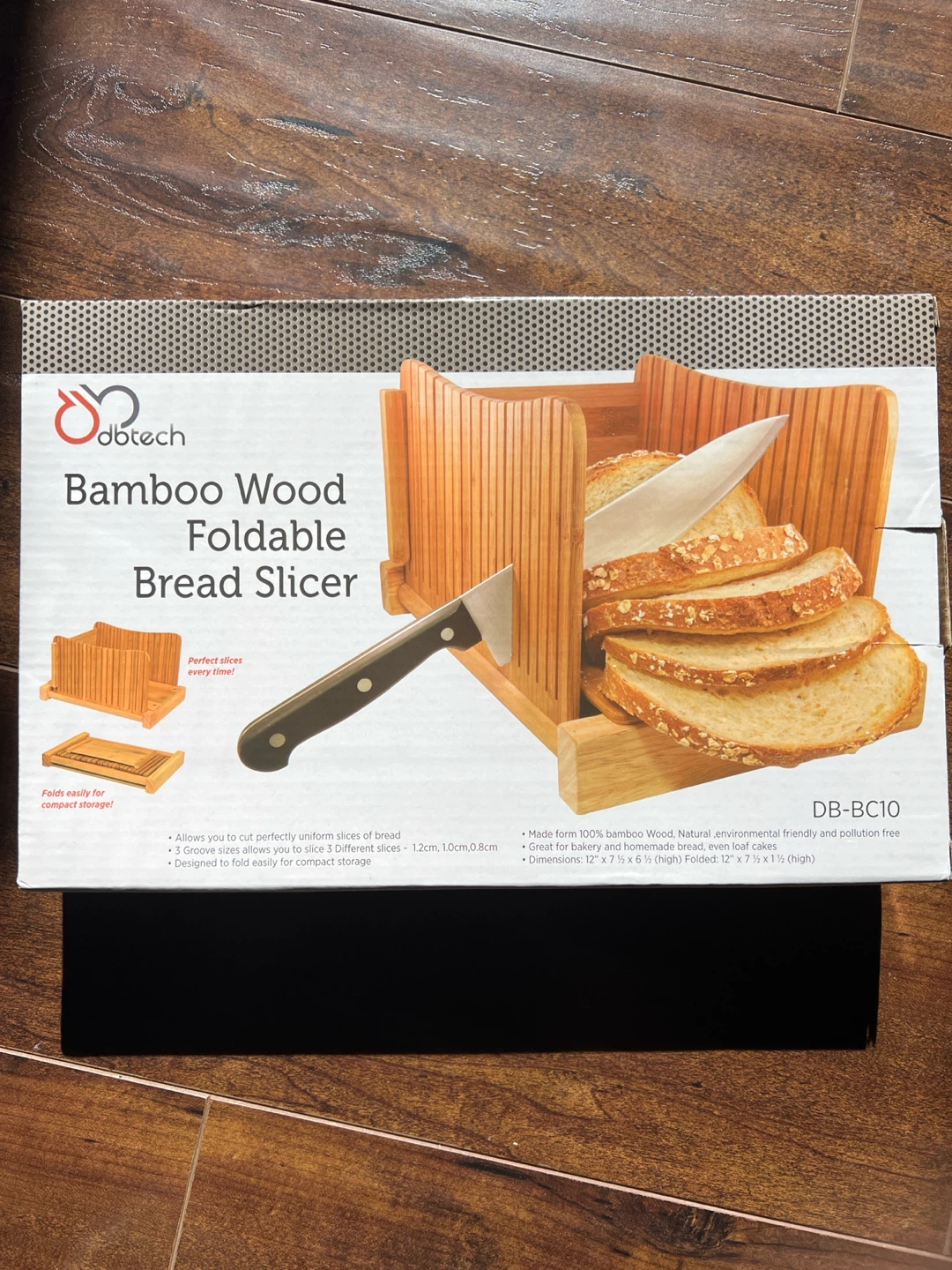 Dbtech Bamboo Wood Foldable Bread Slicer DB-BC10 - photo 2