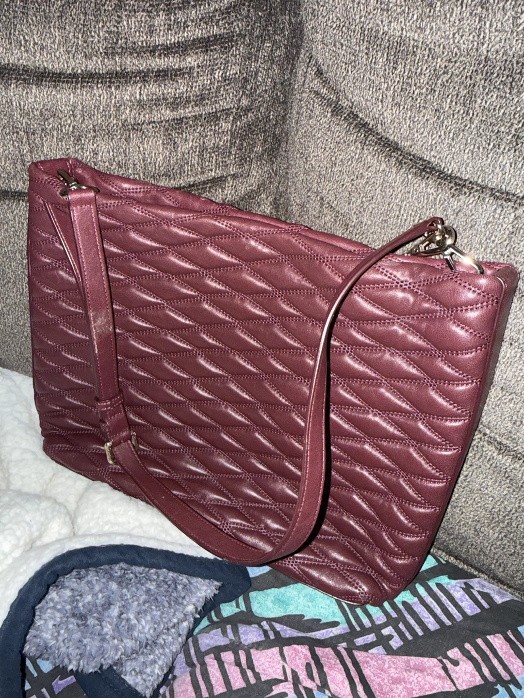 DKNY Quilted Satchel Handbag - photo 3