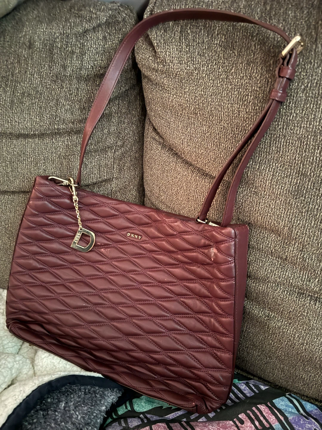 DKNY Quilted Satchel Handbag - photo 2