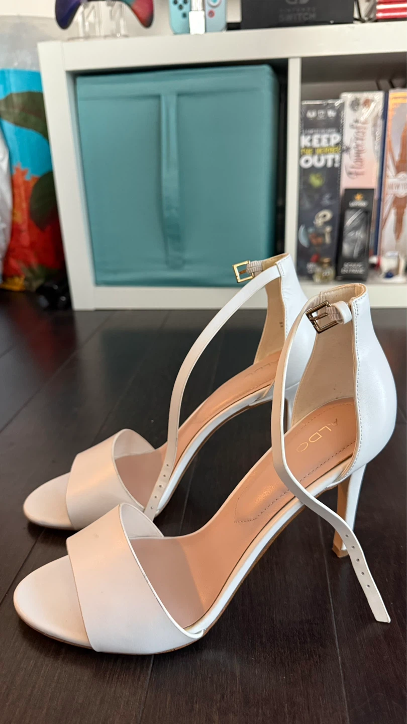 White ALDO Heeled Sandals - photo 2