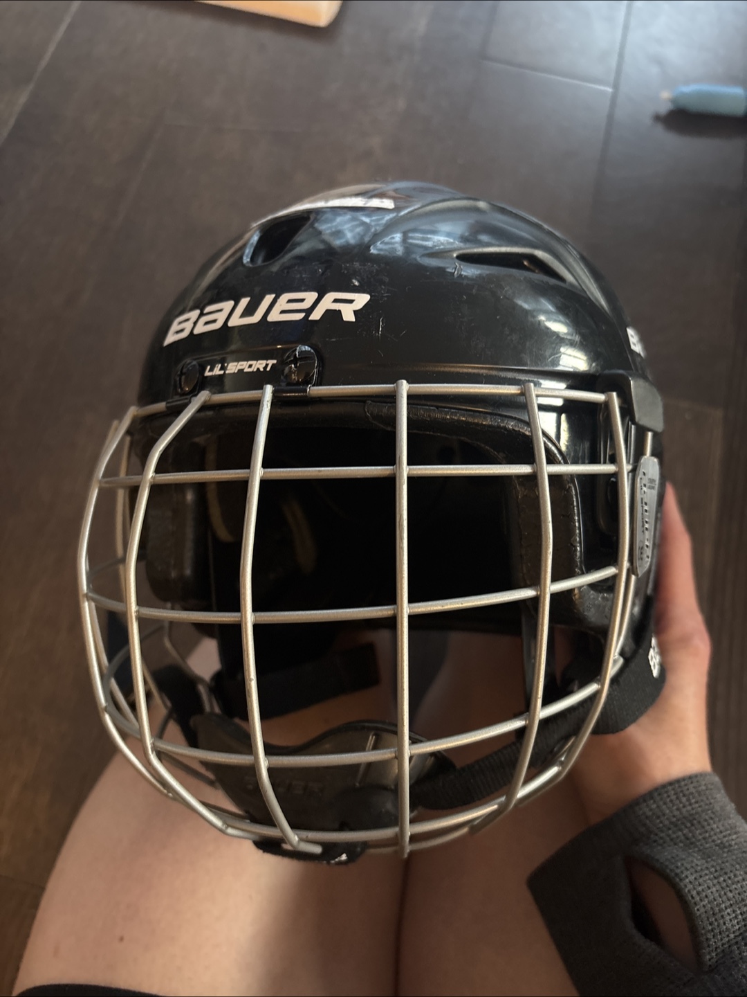 Bauer Lil' Sport Hockey Helmet with Cage