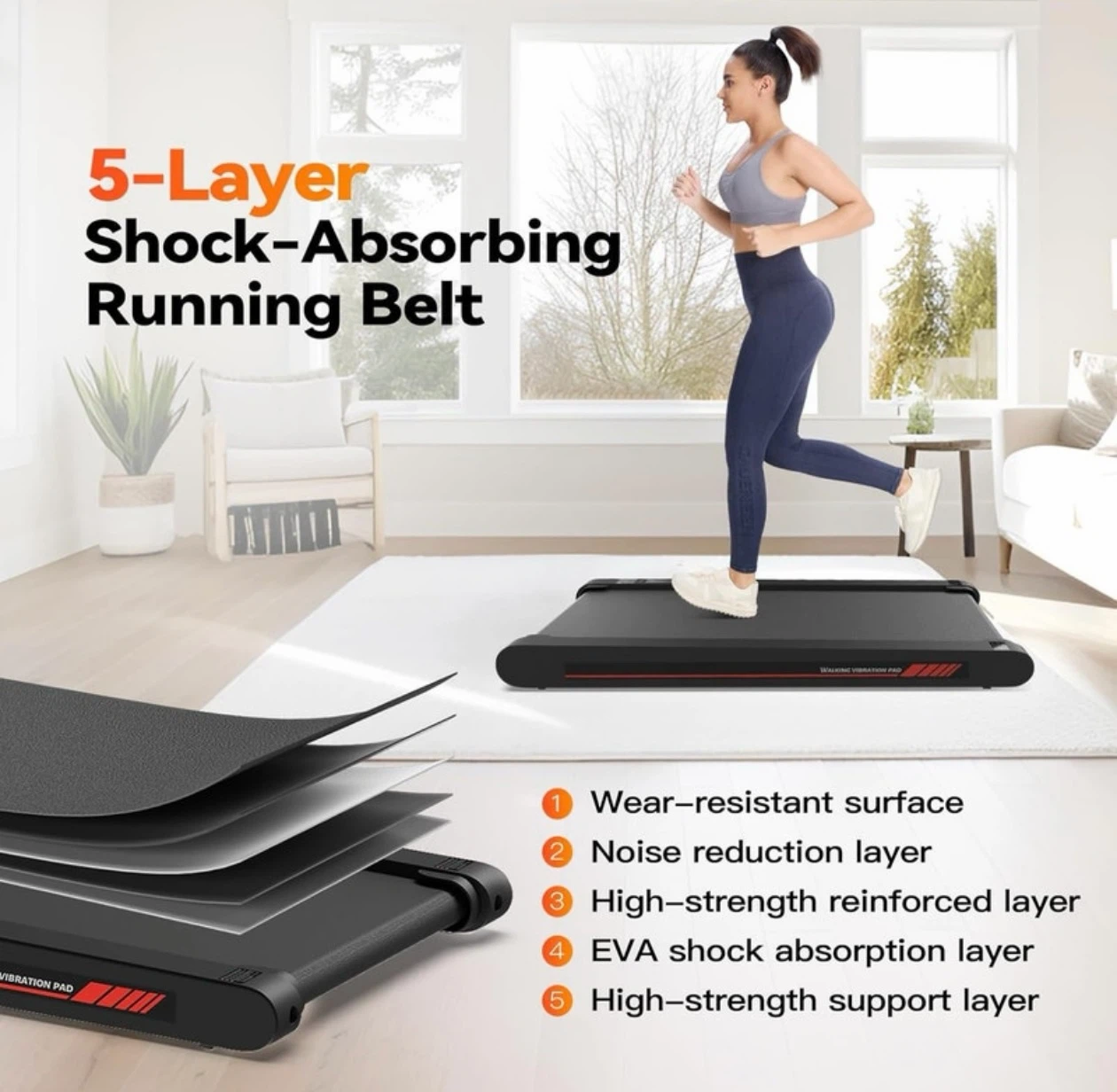 Sperax 4 in 1 Walking Vibration Pad Treadmill - photo 3