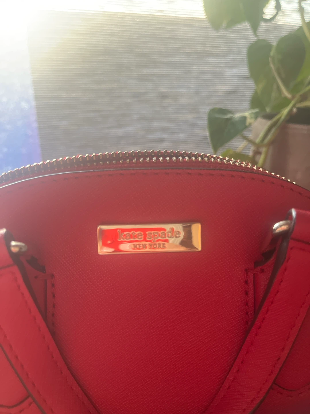 Kate Spade Red Dome Satchel Handbag - photo 4