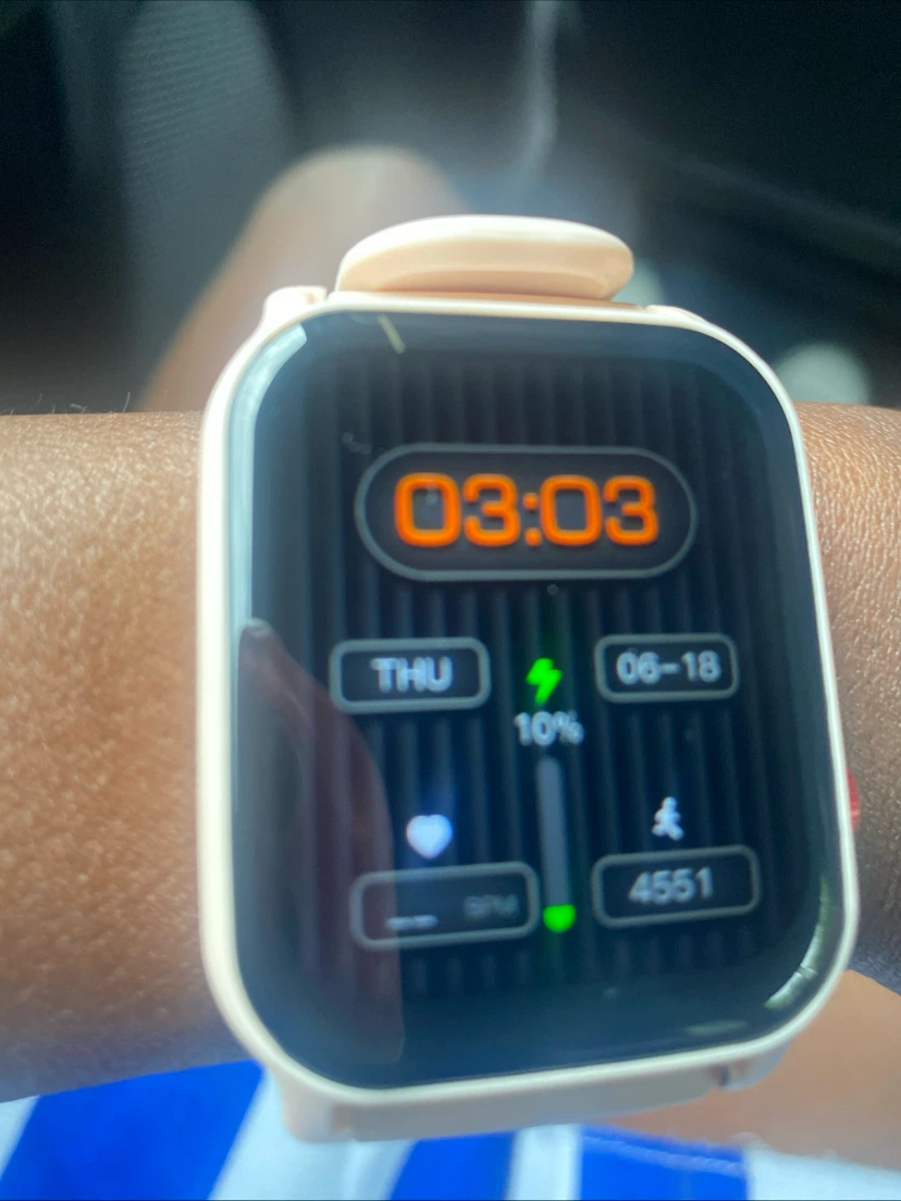 Pink Smart Watch