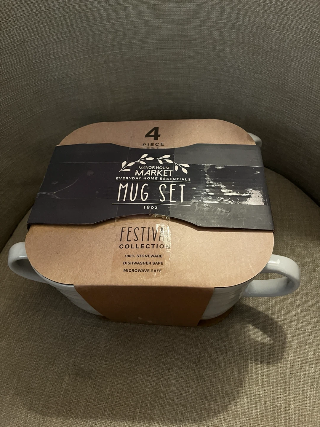 (New) Manor House Market Festival Collection Mug Set - 4 Piece - photo 2