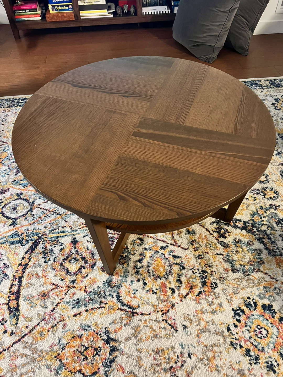 Round Wood Coffee Table