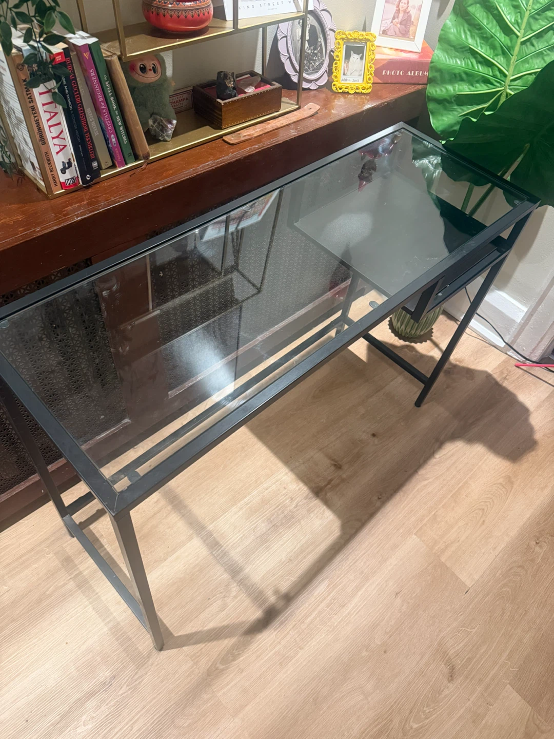 IKEA Glass Top Table - photo 3