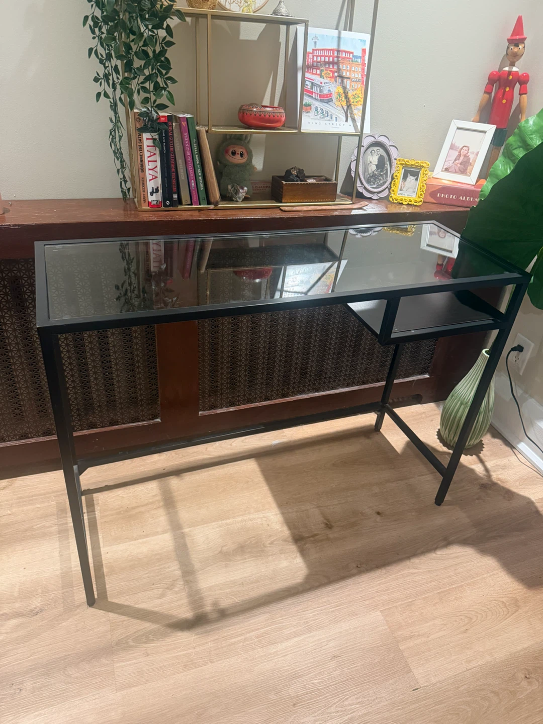 IKEA Glass Top Table - photo 4