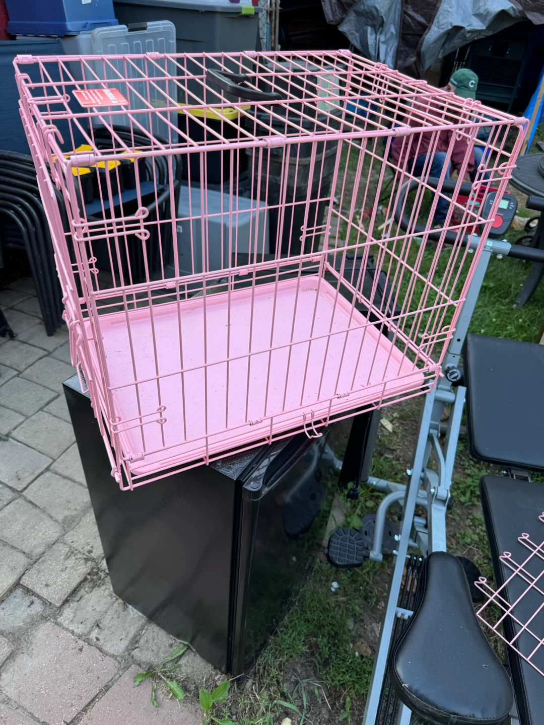 Pink Wire Dog Crate - photo 3