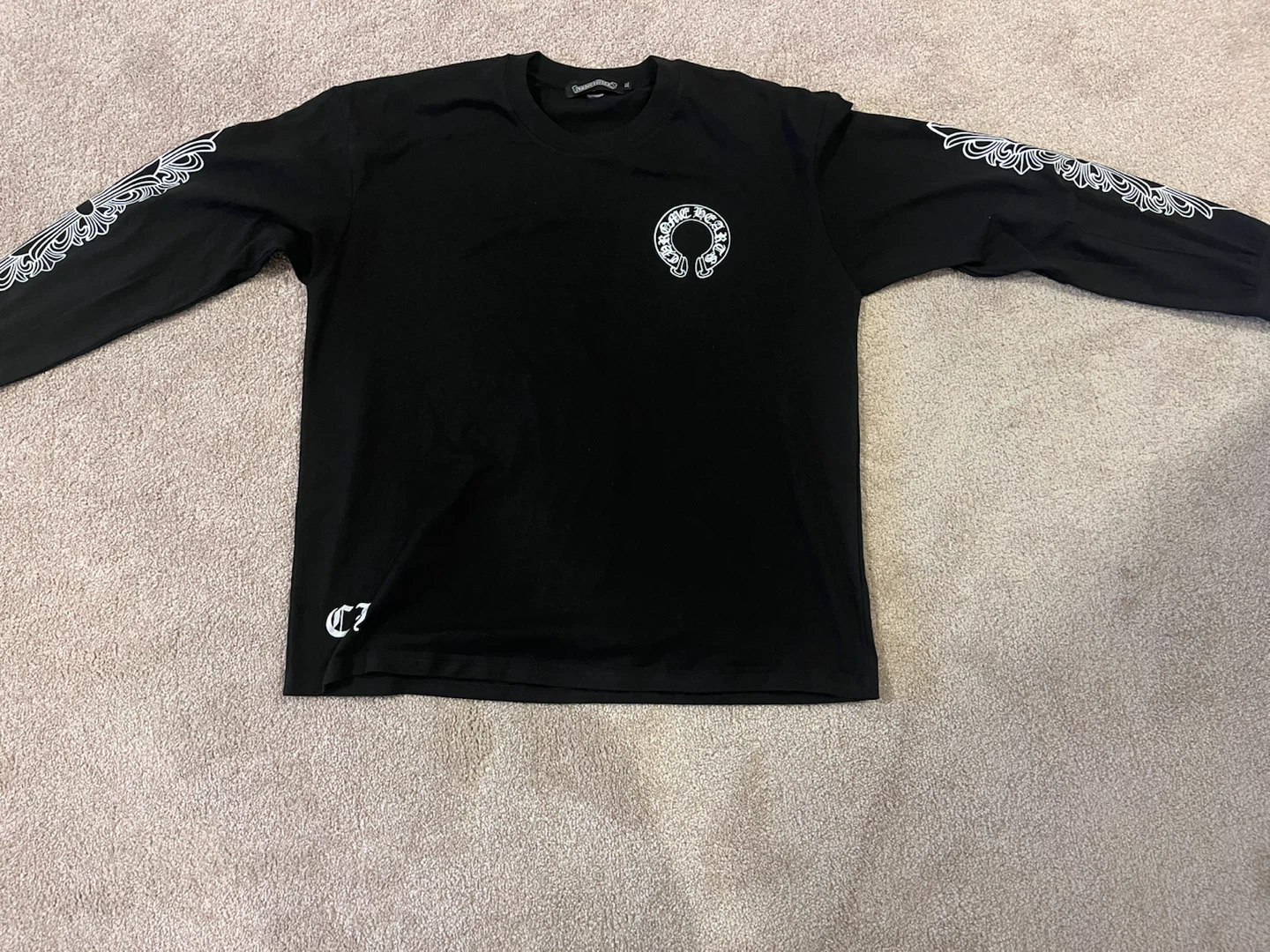 Chrome Hearts Long Sleeve T-Shirt XL Black