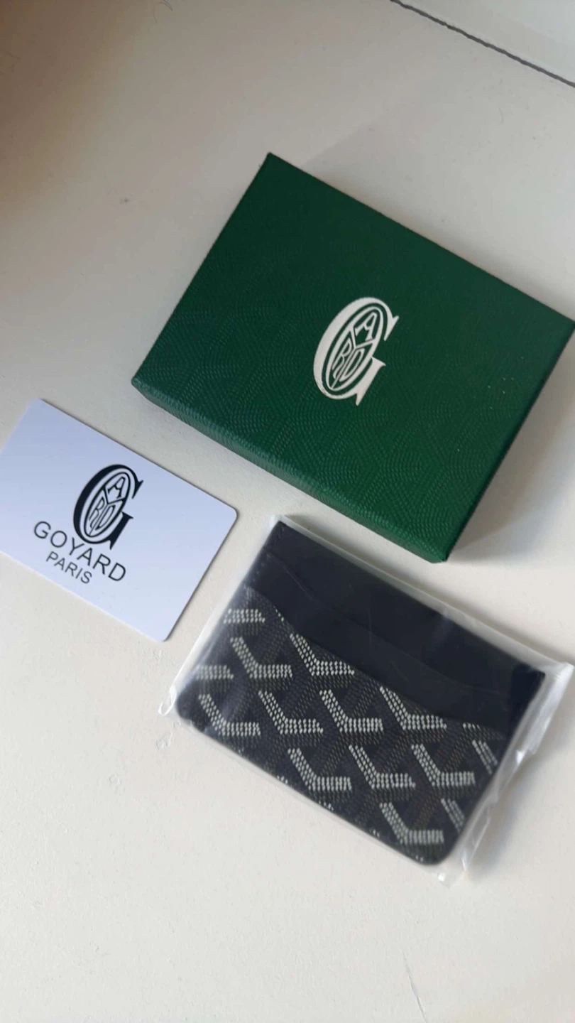 Goyard Card Holder with Box and Card