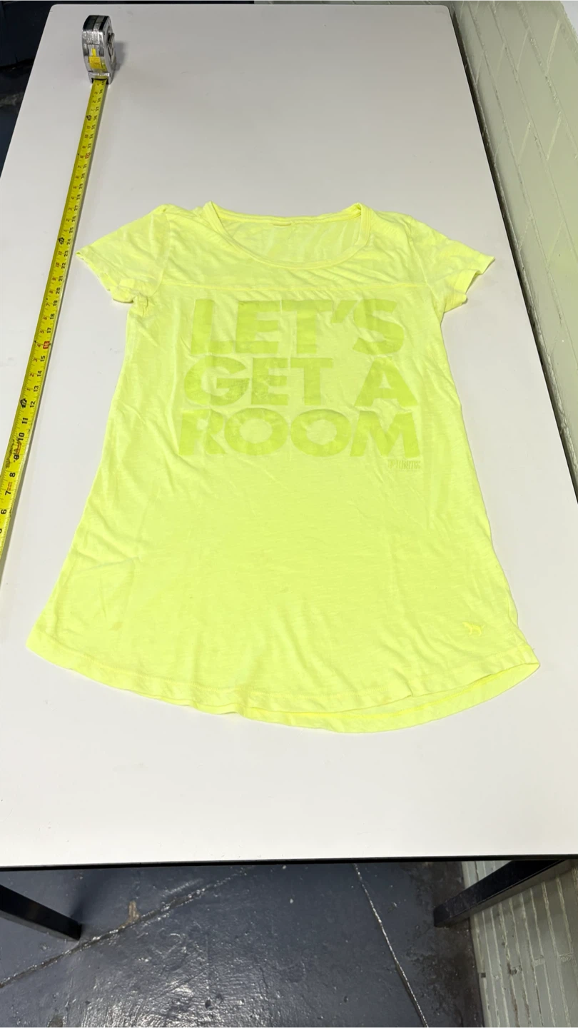 Victoria's Secret PINK "LET'S GET A ROOM" Graphic Tee