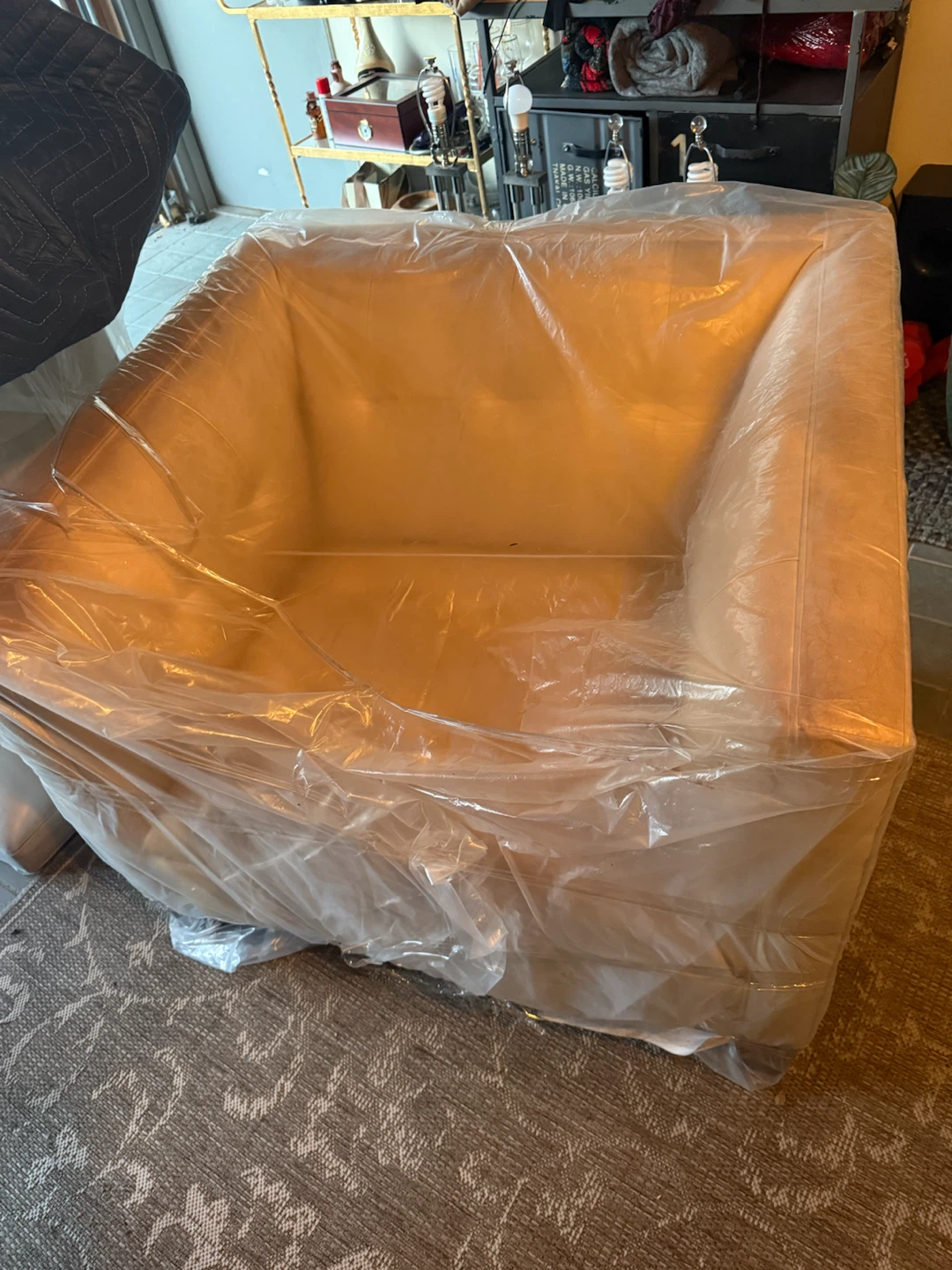 Tan Armchair