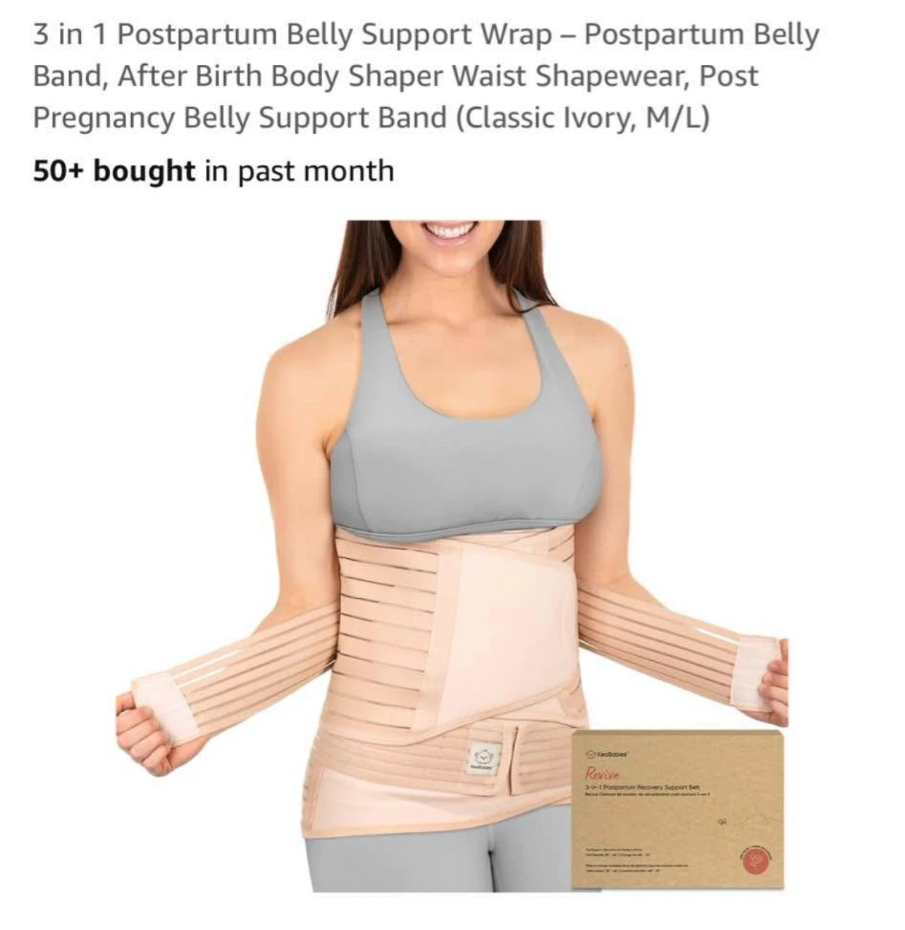 KeaBabies 3-in-1 Postpartum Recovery Support Belt - photo 5