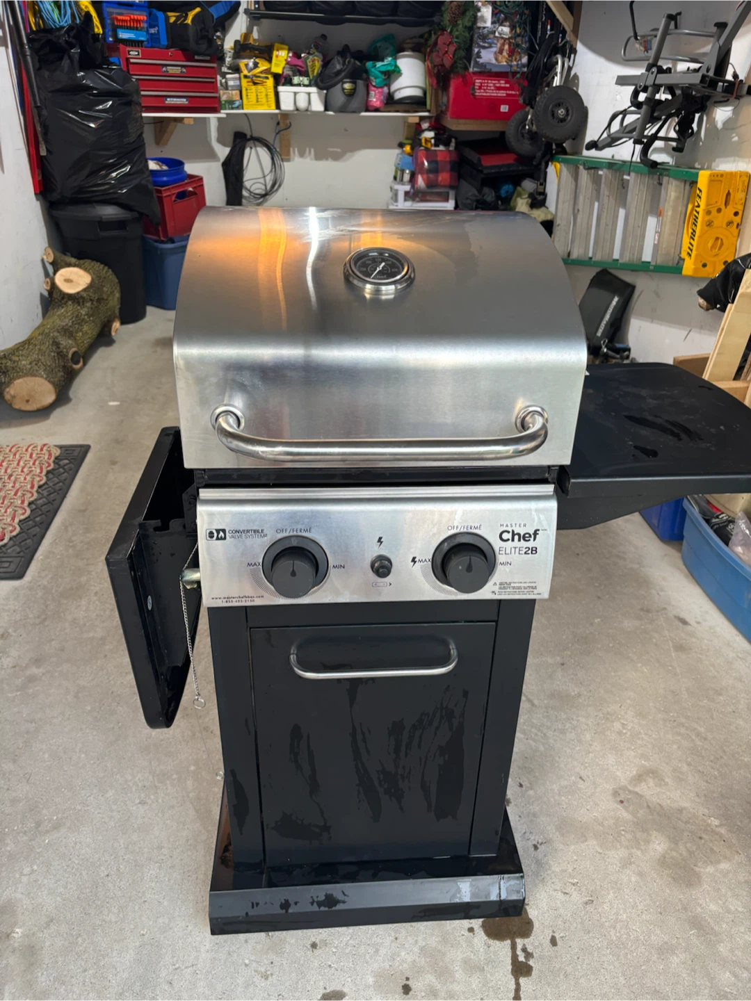 Natural gas bbq