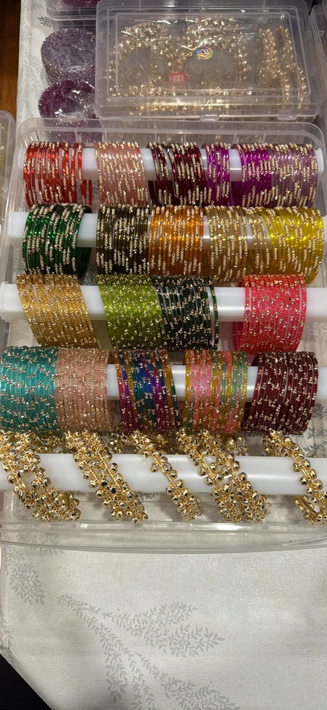 Raindrop Glass Bangles - photo 3