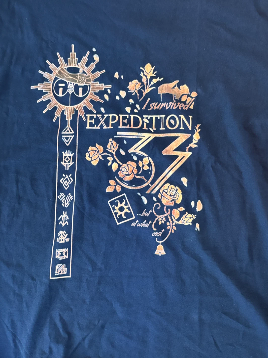 NEW large unisex Clair obscur expedition 33 T-Shirt - photo 3