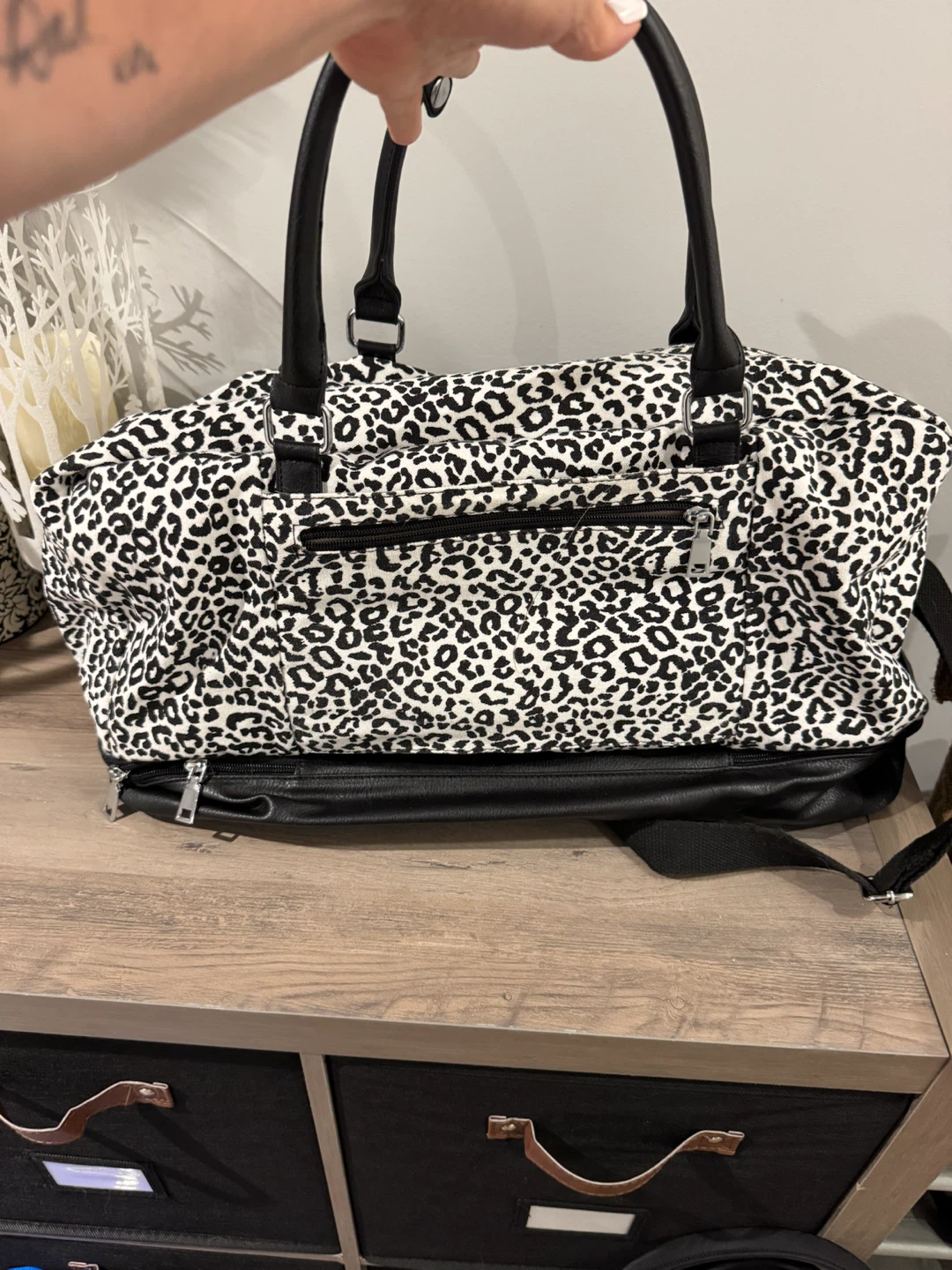 Leopard Print Duffle Bag - photo 2