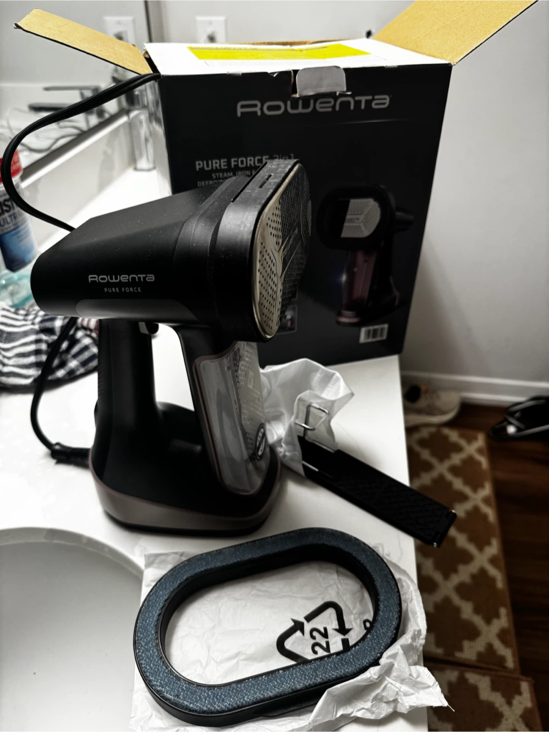 Rowenta Pure Force 3-in-1 Garment Steamer