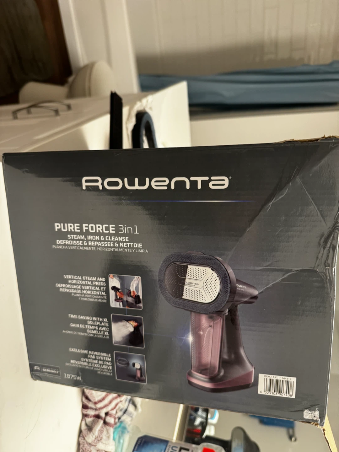 Rowenta Pure Force 3-in-1 Garment Steamer - photo 2