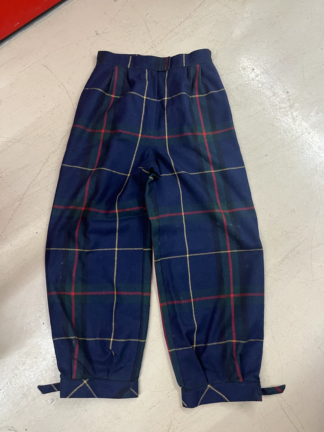 Mister Leonard Plaid Wool Blend Pants