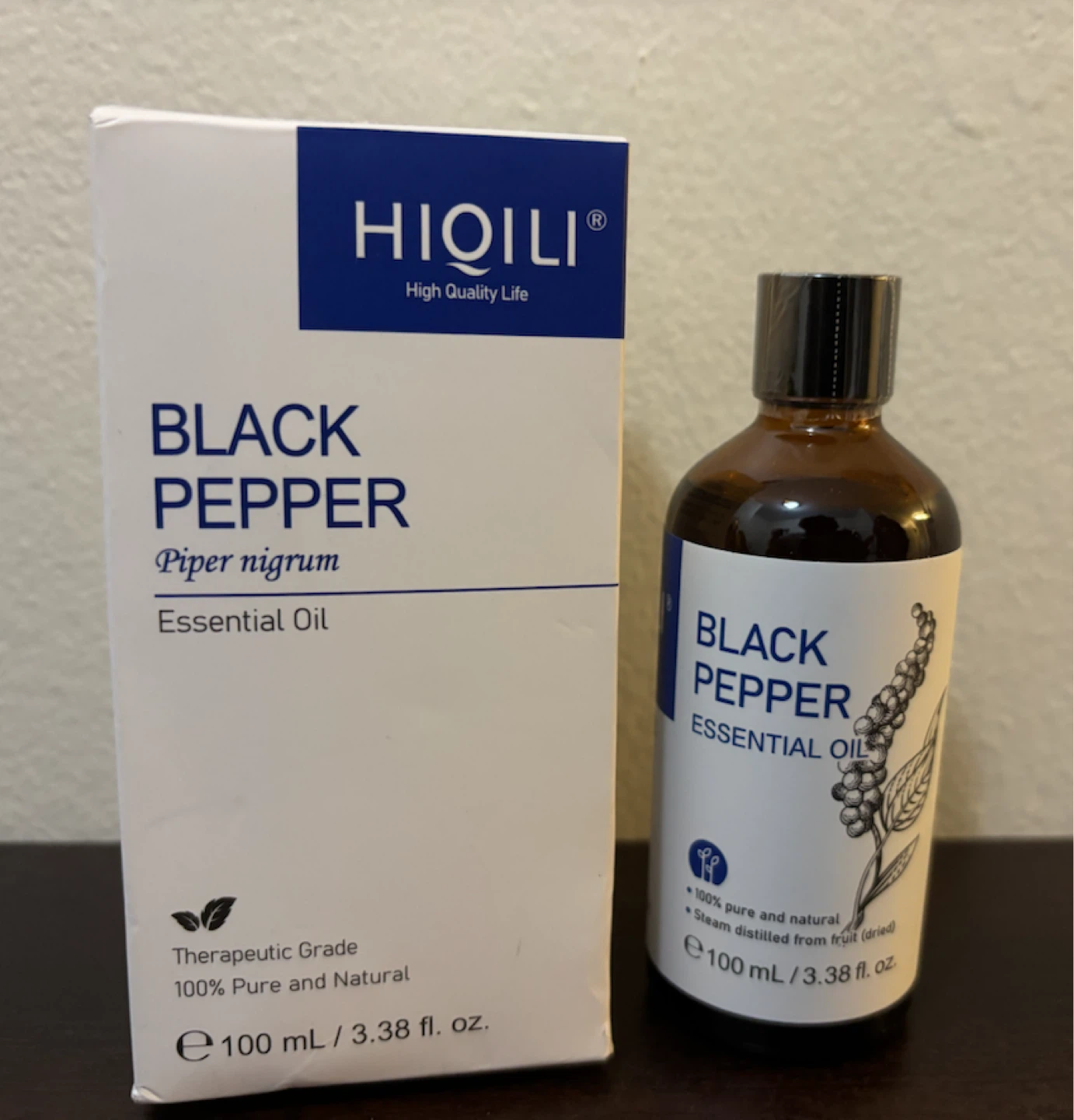 NEW-HIQILI Black Pepper Essential Oil 100 mL