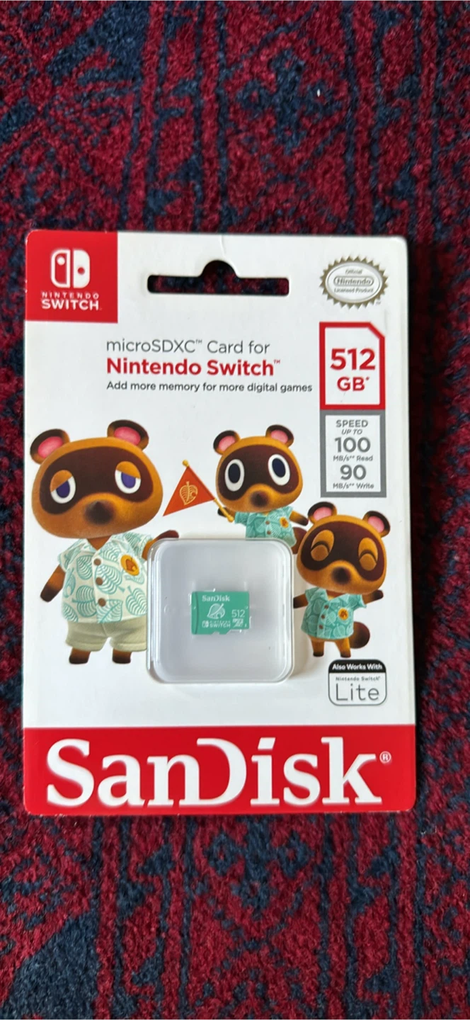 Nintendo Switch Console with SanDisk 512GB microSDXC Card - photo 2