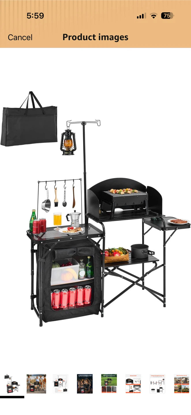 Vevor camping kitchen table