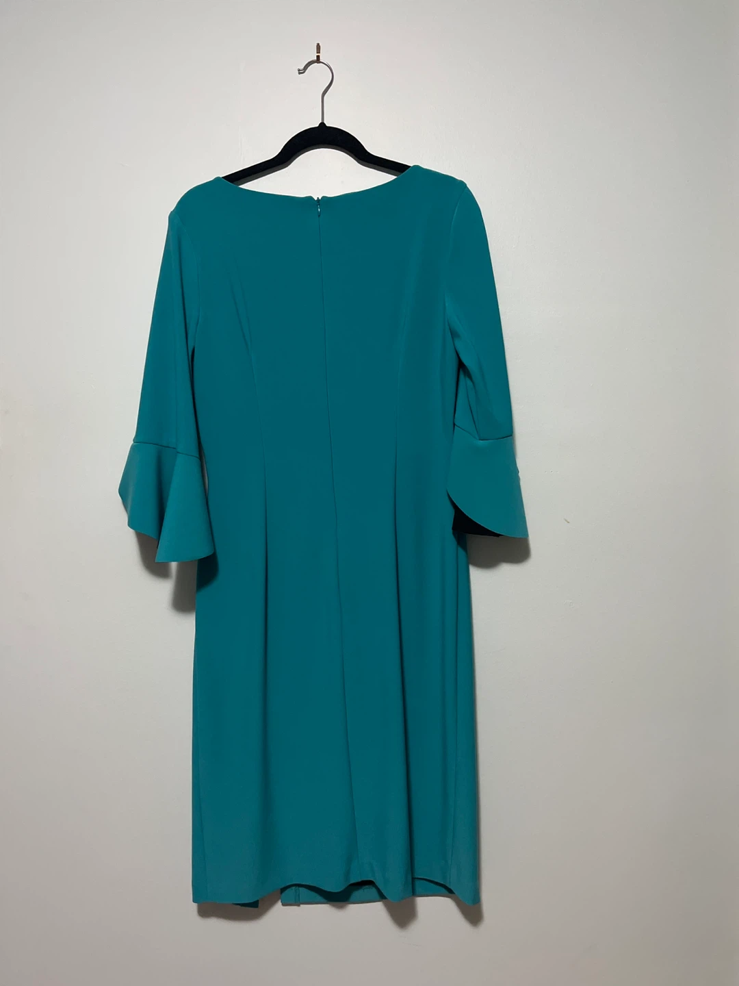 Joseph Ribkoff Teal Bell Sleeve Dress - photo 2