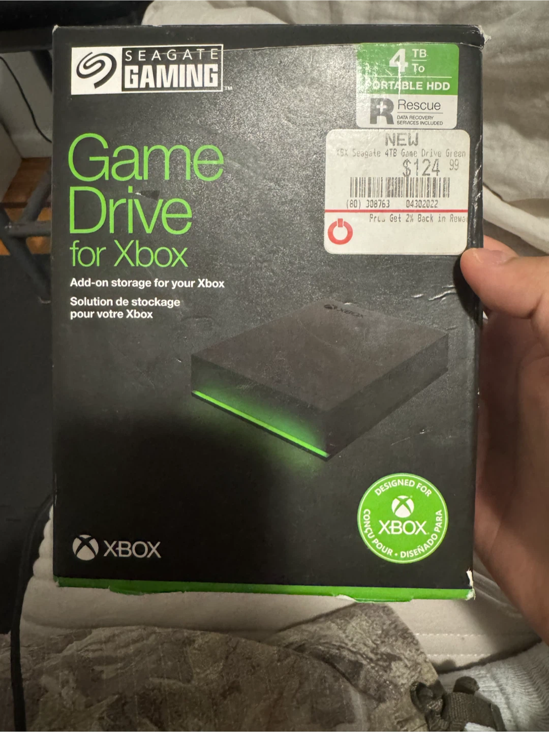 Seagate Gaming 4TB Game Drive for Xbox