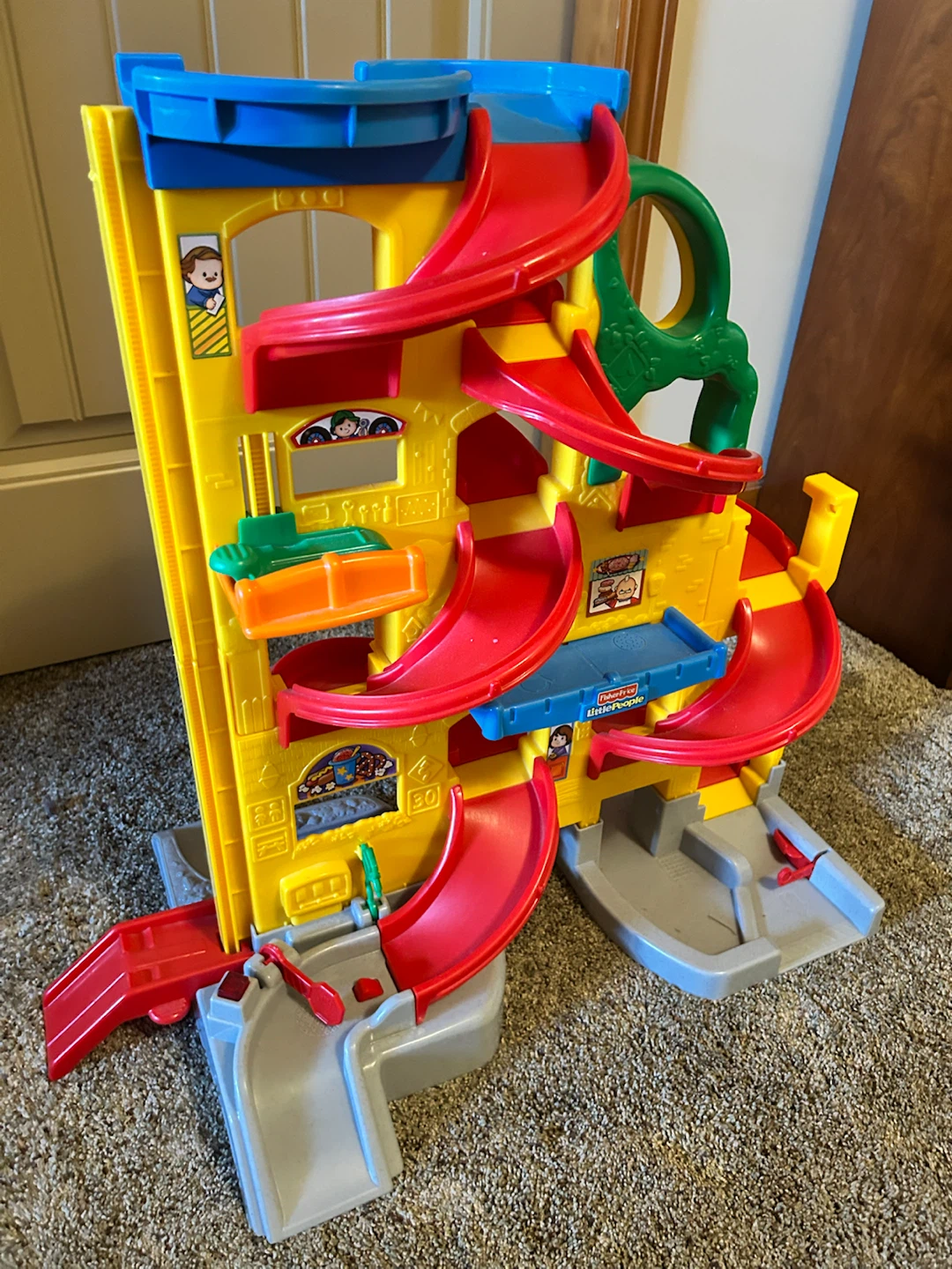 Fisher-Price Little People Wheelies Play Track Set