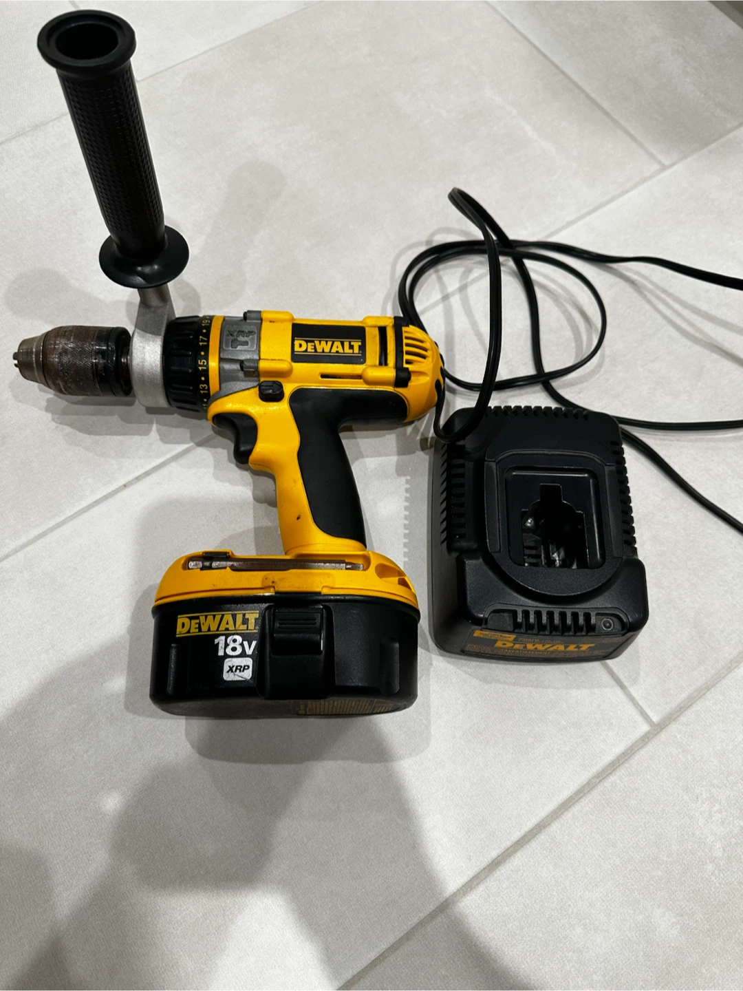 DeWalt 18V XRP Cordless Hammer Drill with Charger