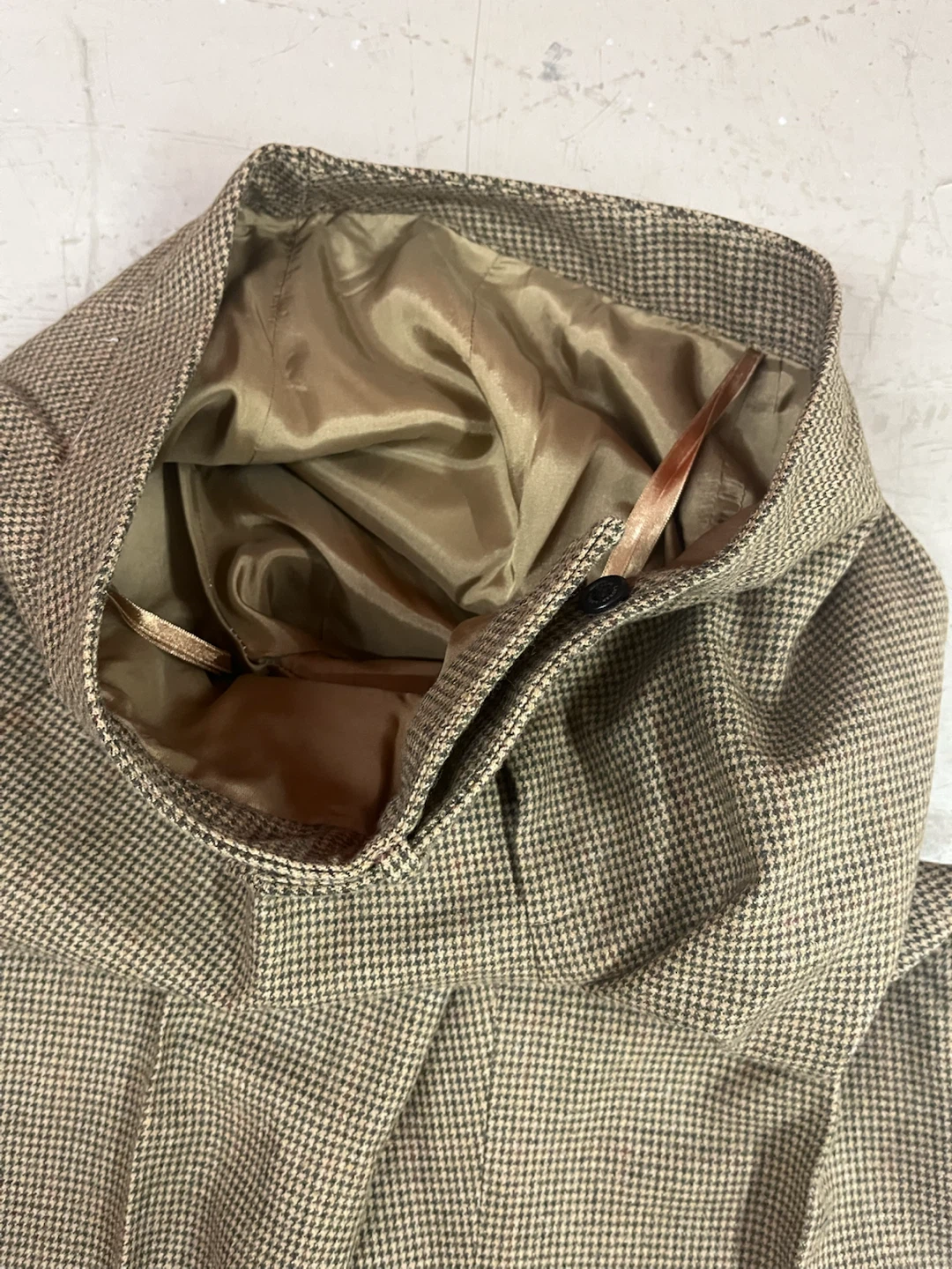 Ladies Brown Houndstooth Trousers - photo 4