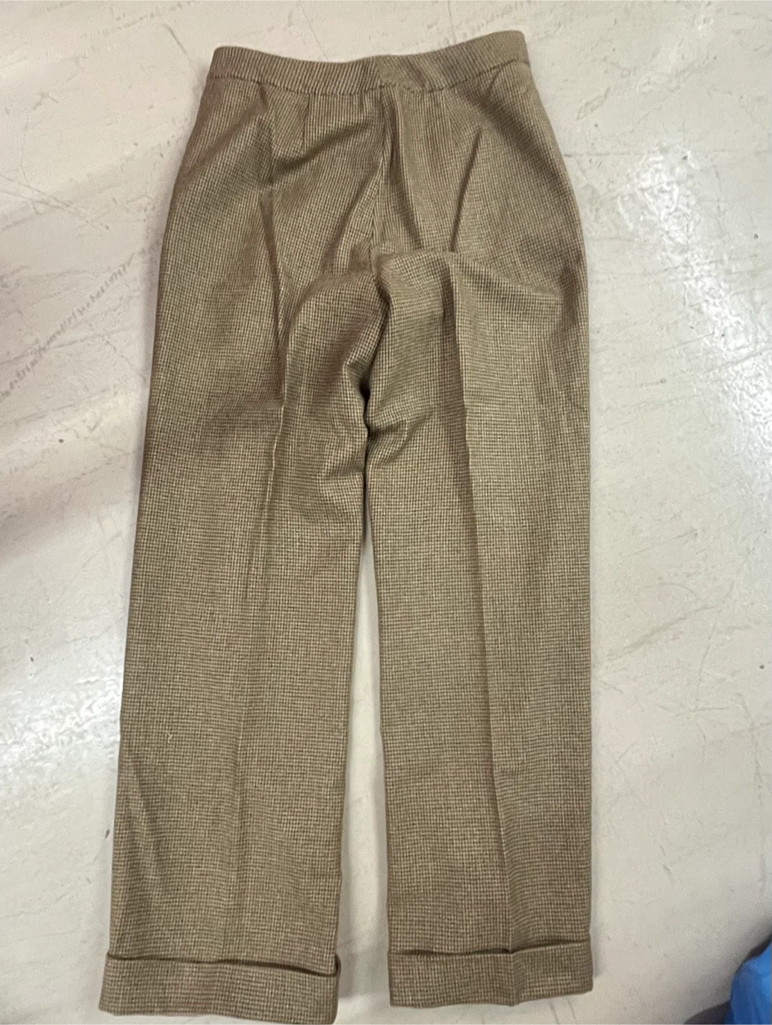 Ladies Brown Houndstooth Trousers - photo 5