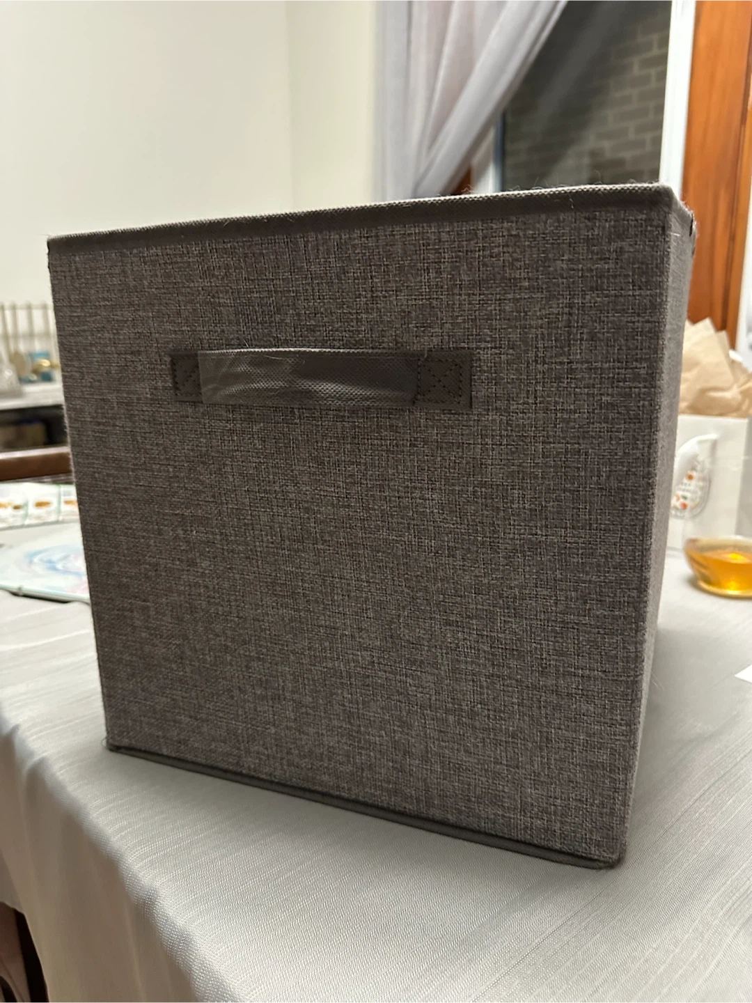 Grey Storage Bin