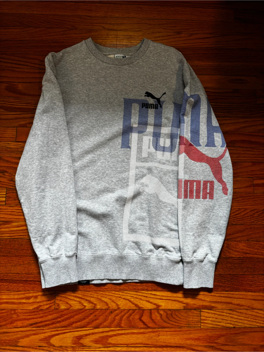 Puma Grey Crewneck Sweatshirt - Size M