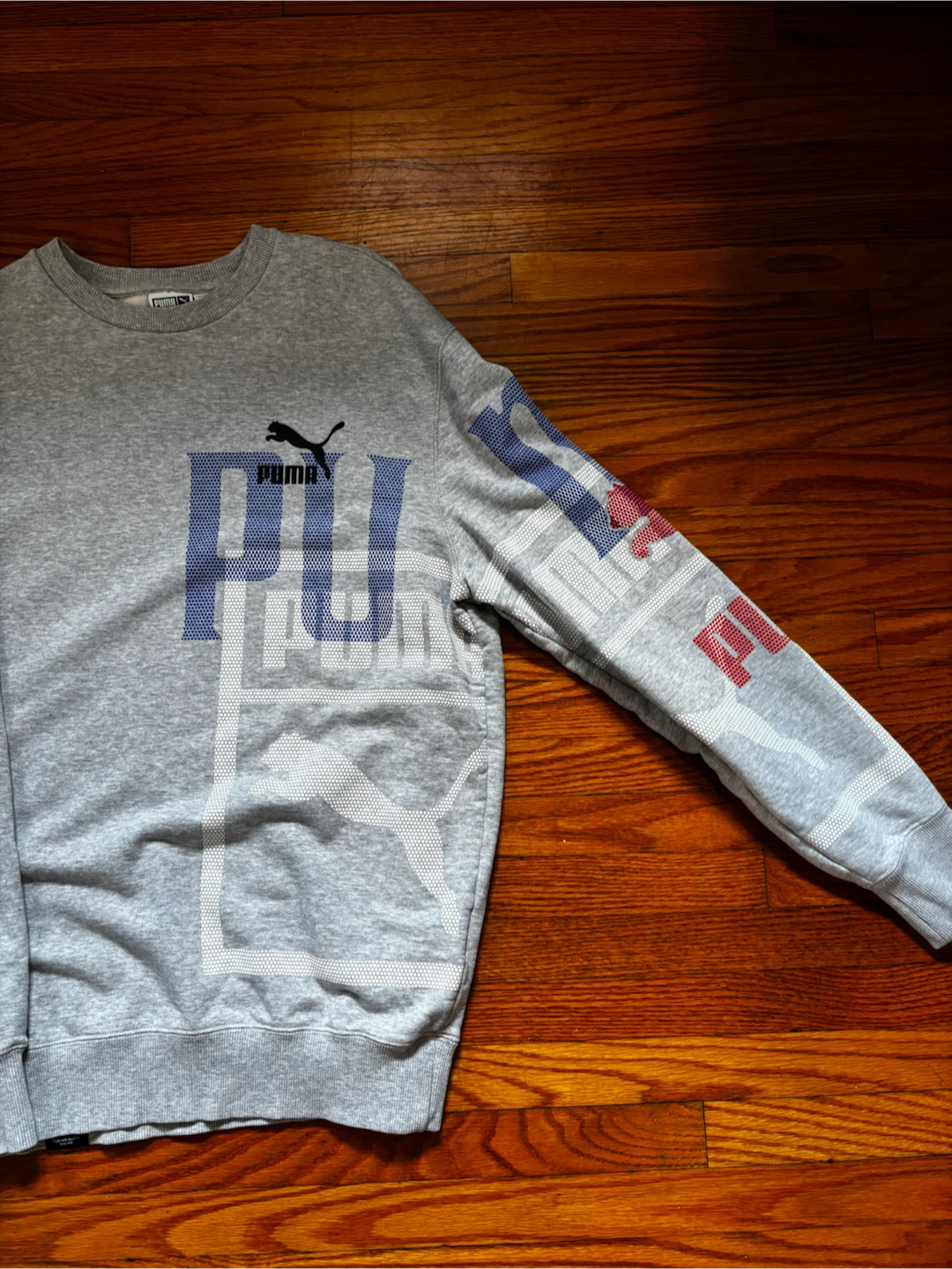 Puma Grey Crewneck Sweatshirt - Size M - photo 2