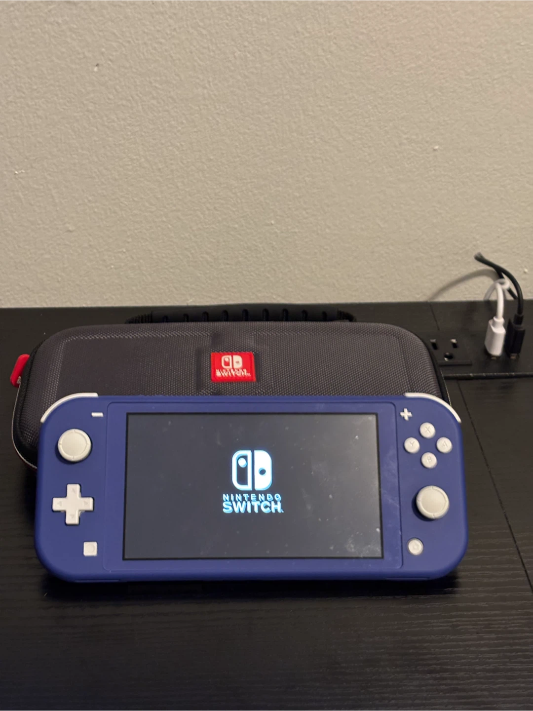 Nintendo Switch Lite Blue w/Carrying Case