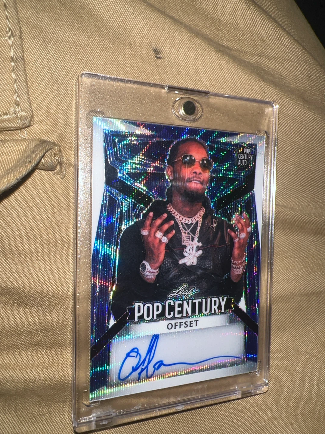 Leaf Pop Century Offset Autograph Trading Card 6/7