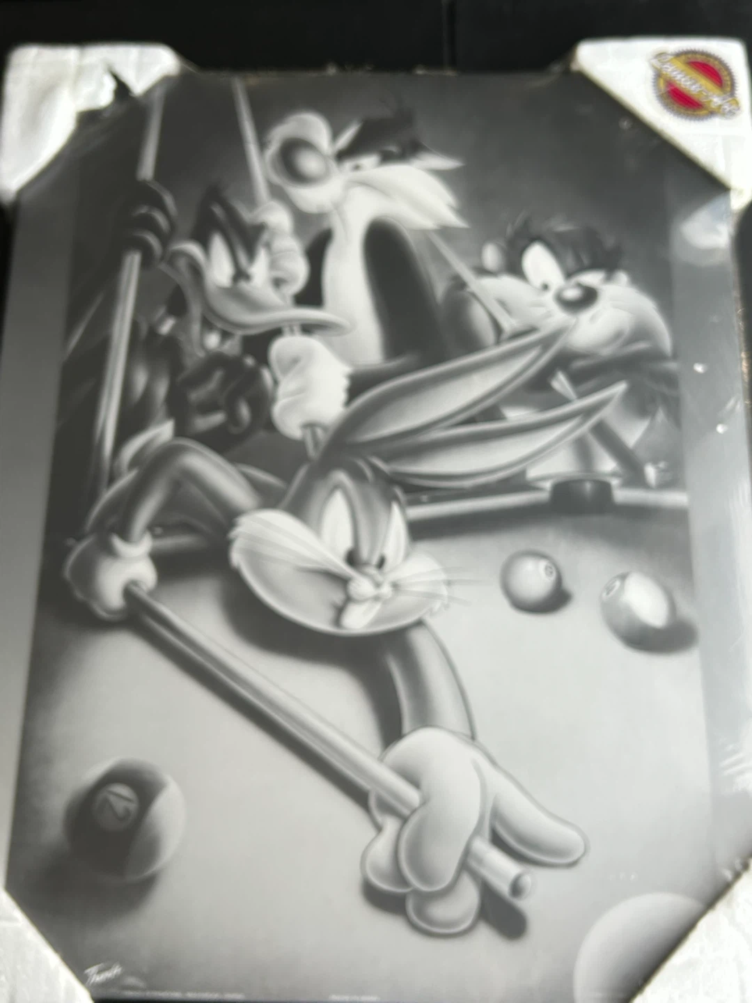 Vintage Lamin-Art Looney Tunes Poster - Bugs Bunny and Friends - photo 3